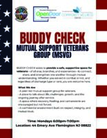 BUDDY CHECK - Mutual Support Veterans Group (MSVG)
